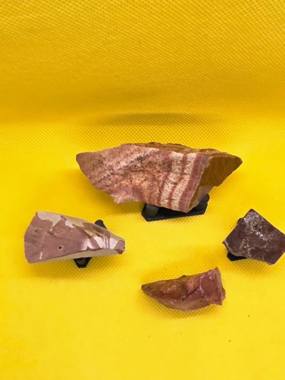 Utah Wonderstone 4 Piece Set Beautiful Raw Stones Lapidary Rock Vernon Utah